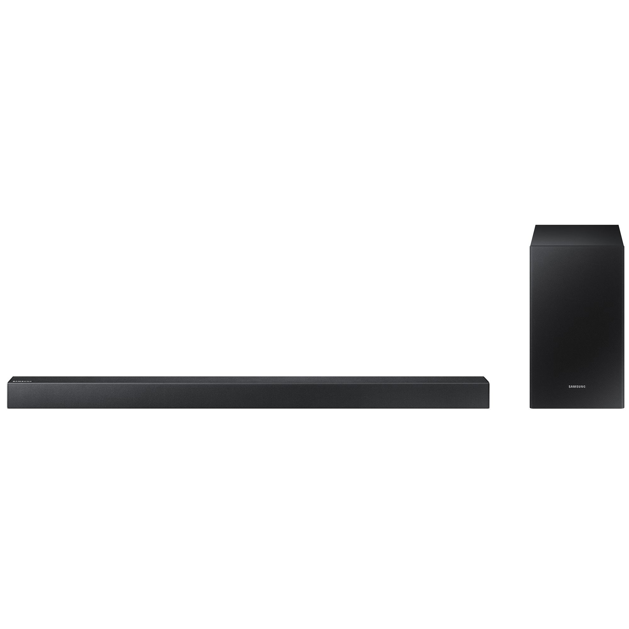 Soundbar Samsung HW-R450/EN, 2.1 Canale, 200W, Wireless Subwoofer, Game mode, Negru