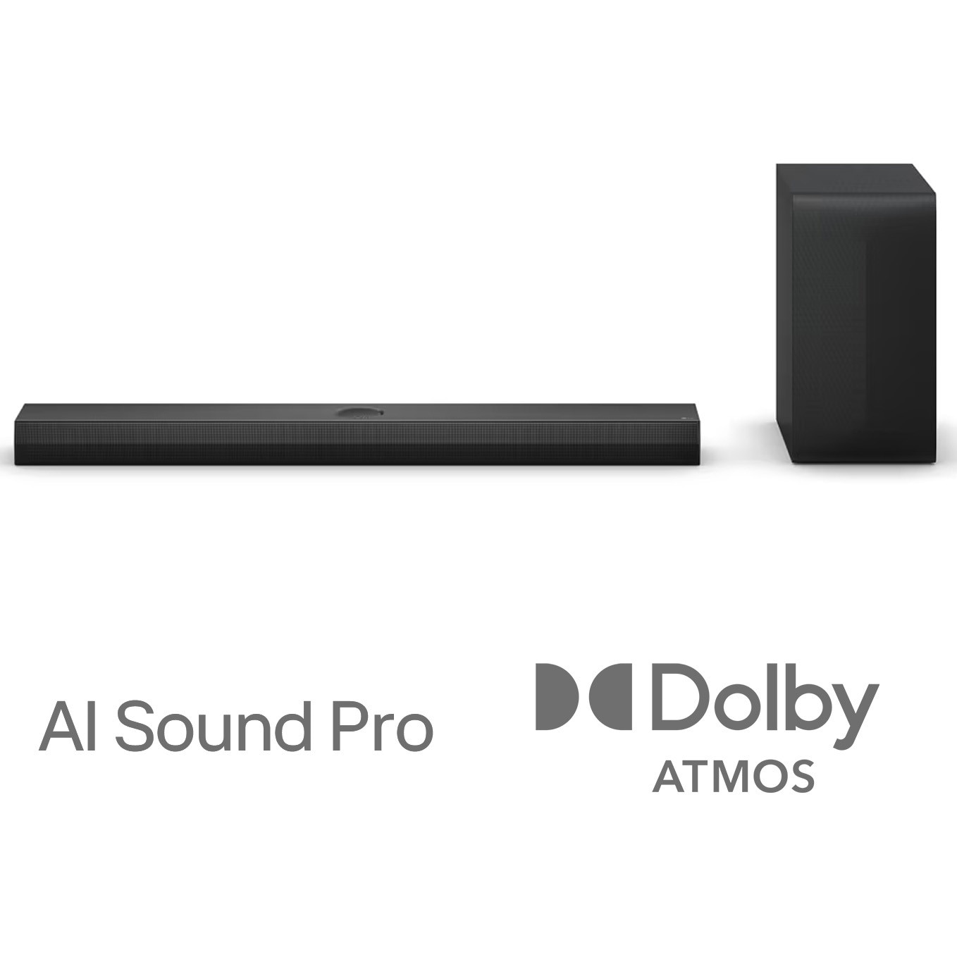 Soundbar LG S70TY, 3.1.1 , 400W, Dolby Atmos, Subwoofer Wireless, HDMI, USB, Negru