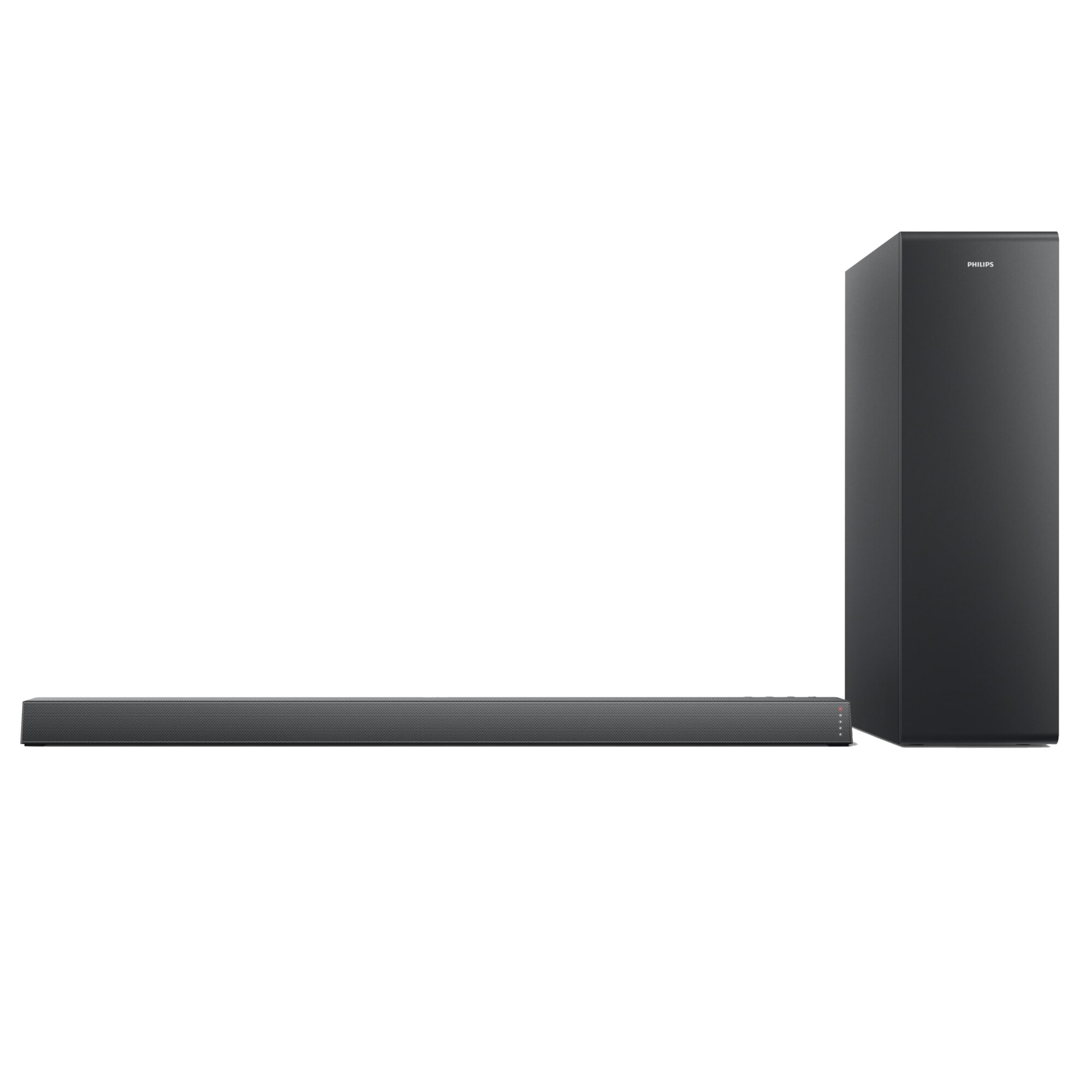 Soundbar Philips TAB6305/10, 2.1, 140W, Subwoofer Wireless, Dolby Audio, Negru
