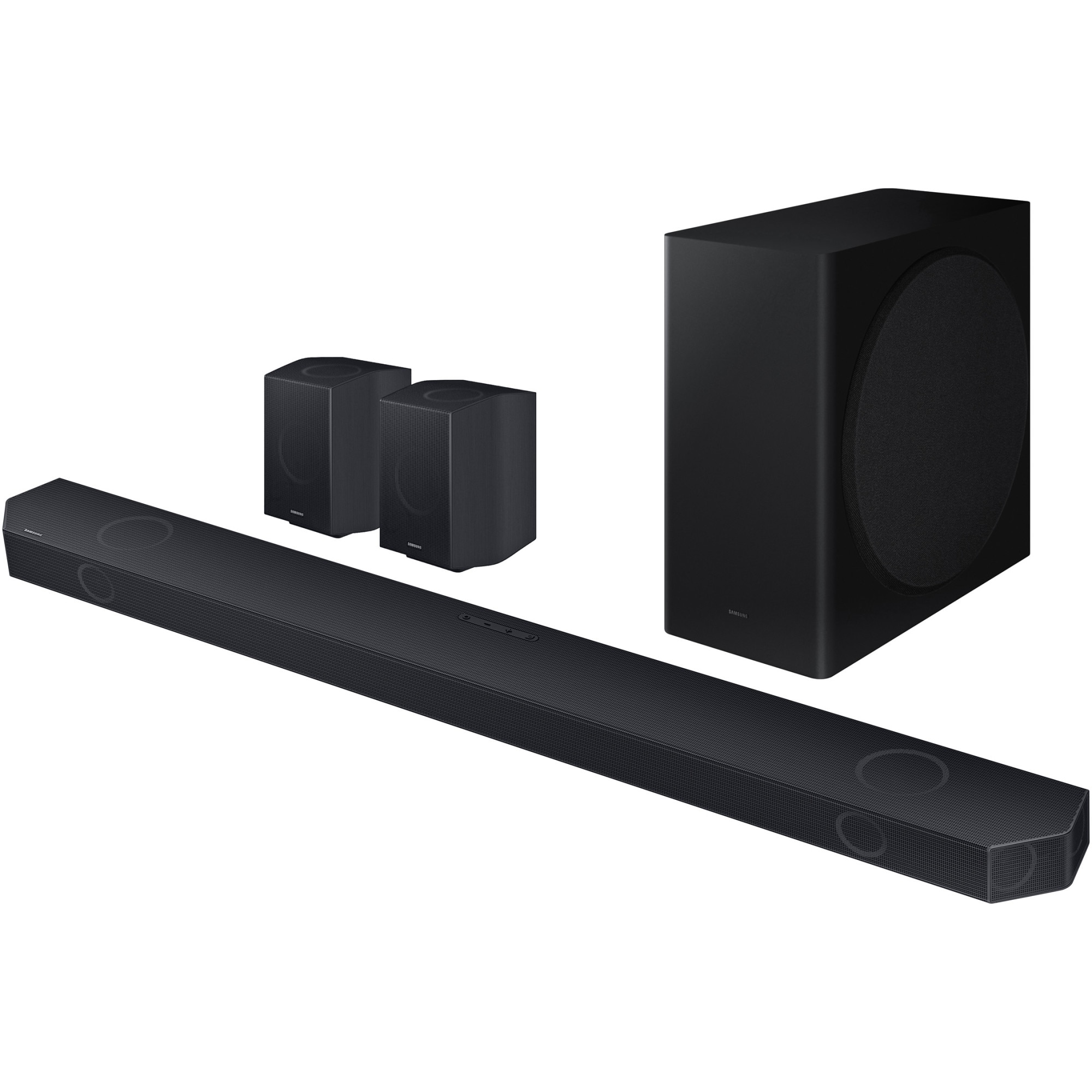 Soundbar Samsung HW-Q930D, 9.1.4, 540W, Bluetooth, Wi-Fi, Subwoofer wireless, Dolby Atmos, Negru titan