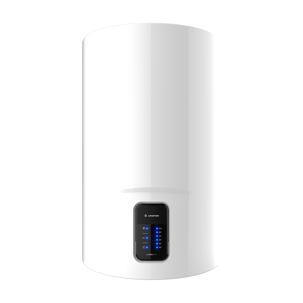 Boiler electric Ariston Lydos Wi-Fi 50, 1800 W, 50 L, conectivitate internet, rezervor emailat cu titan