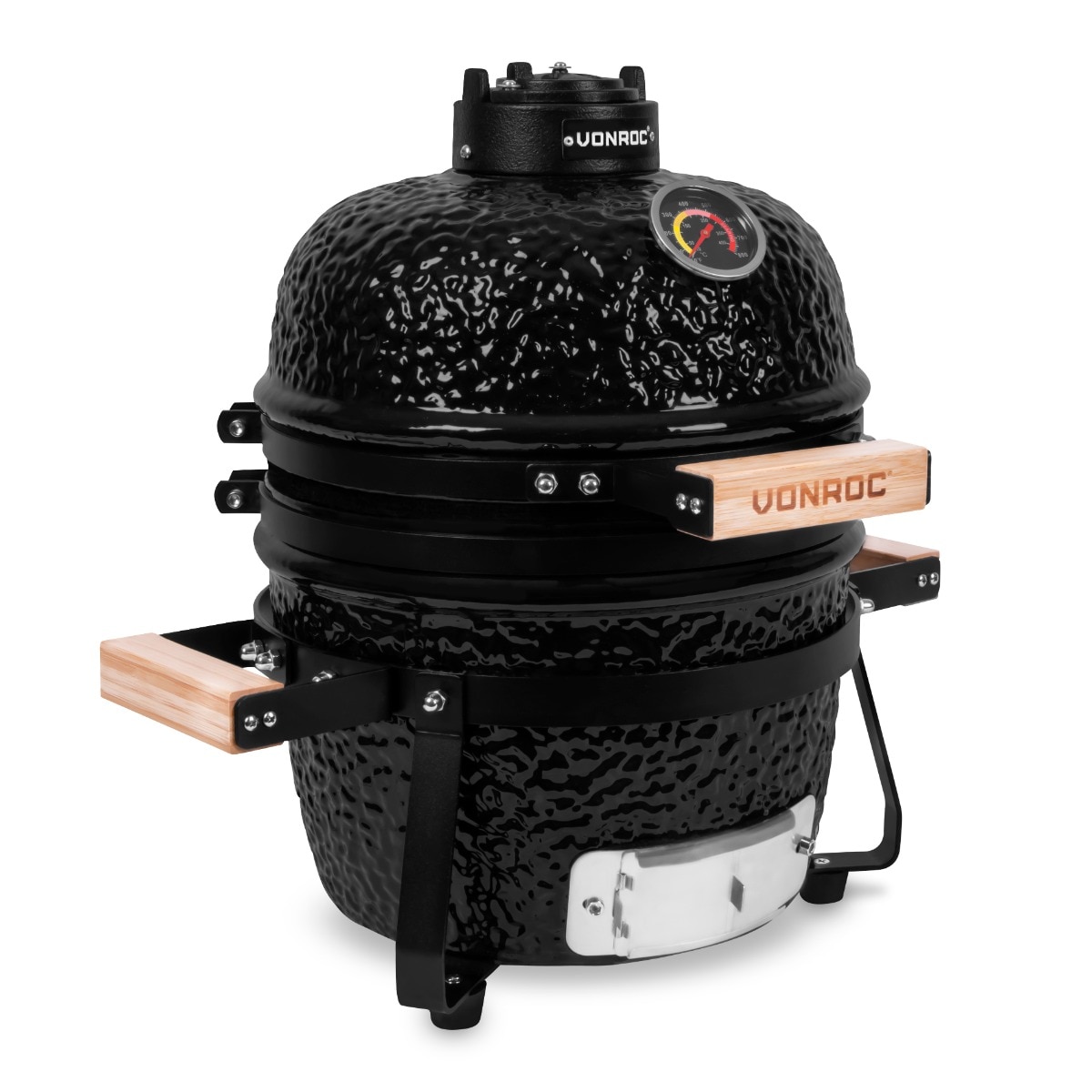Gratar kamado, VONROC, BQ501XX, ceramic, 13 inch, diametrul de gatit 27 cm